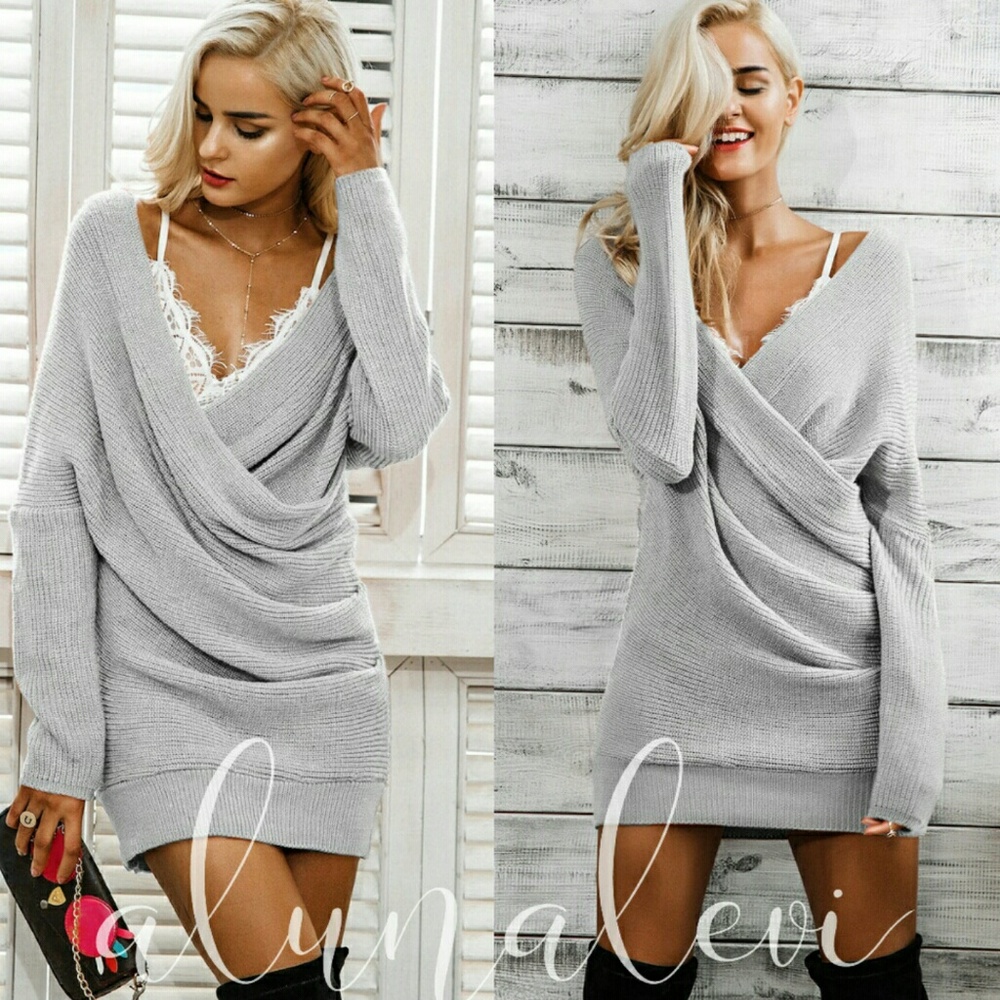 Long Sleeve Knit Dress